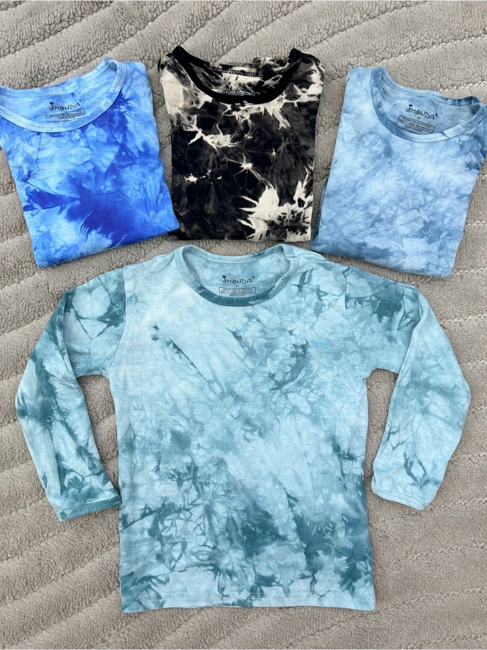 Bamboo Tie-Dye Tops (Set of 4)